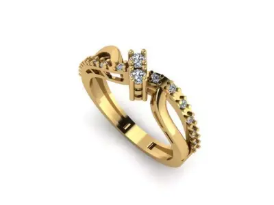  ENGAGEMENT RING 3D print model