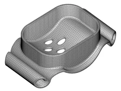 Transparent Soap Holder 3D model