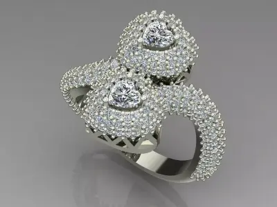 Band Ring 3D print model