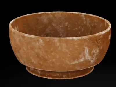 Eating Pot Low-poly 3D model