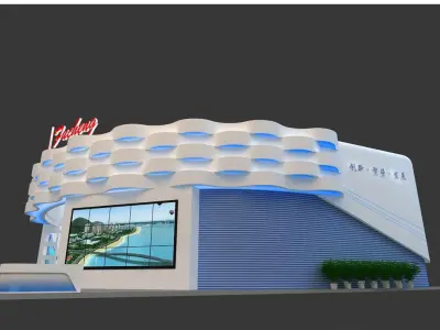 Exhibition - Area - 18X33-3DMAX2012-04 3D model