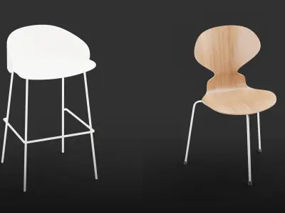 Chair Model Collection Vol 37 3D model