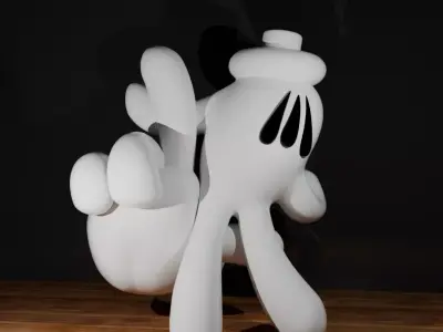 OG Slick LA Hands 3D Printable Toy Model 3D print model