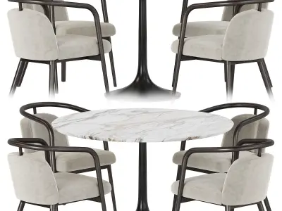 Dining set 27 3D model