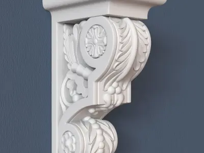 Decorative Corbel 3D model 12
