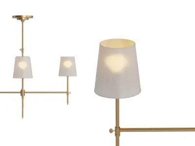 Cross Large Chandelier 3D model