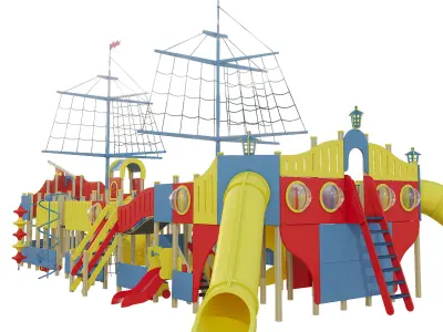 Childrens play complex Karavella  3D model