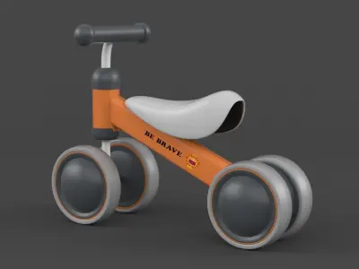 Baby Balance Bike 3D model