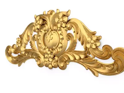 carved classic decorative ornament cnc 3d printing stl 18 3D print model