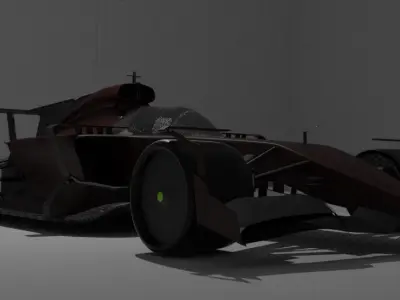 F1 2026 Concept Car Low-poly 3D model