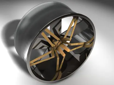 Car Rim 3D model 19