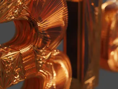 Editable Text Animation Free 3D model