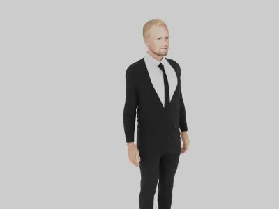 Kasper Schmeichel Low-poly 3D model