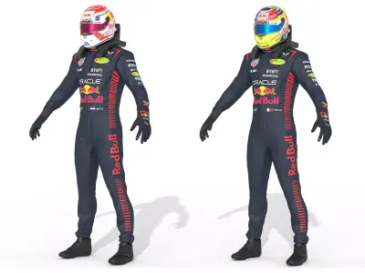 F1 Red Bull Suit 2023 3D model