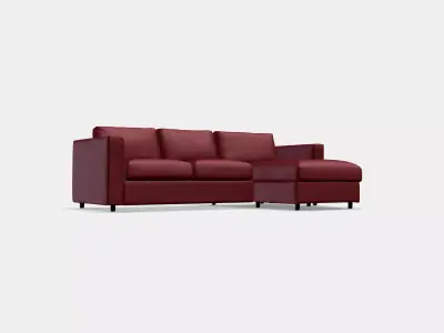 VIMLE Cover for 3-seat sofa 6 Low-poly 3D model