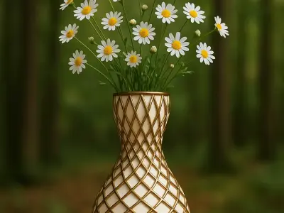 Fusion Roots Vase 3D print model