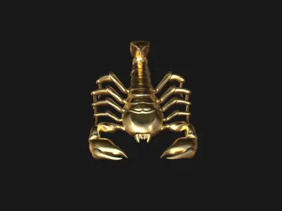 Scorpion Pendant 3D print model purchase