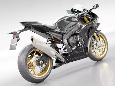 HONDA CBR 1000 RR-R FIREBLADE SP 2022 Low-poly 3D model