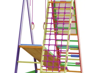 Childrens sports shelter for home-Kind-Start 3D model