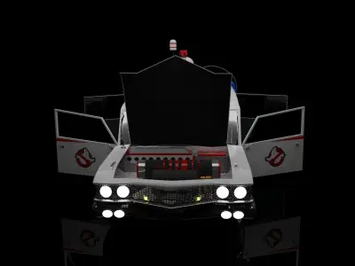  ghostbusters car 3D model