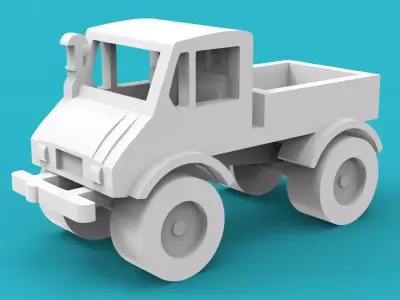 Car - Unimog406 3D print model