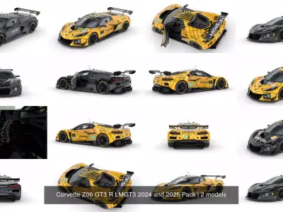 Corvette Z06 GT3 R LMGT3 2024 and 2025 Pack