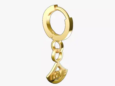 Ear Ring ER02 3D print model