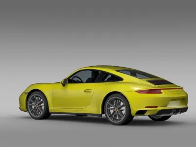 Porsche 911 Carrera 4 Coupe 991 2016  3D model