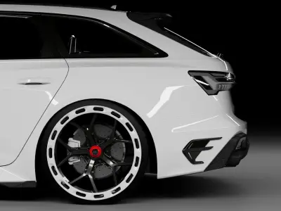 Audi RS6 ABT 1of 125 2023 3D model