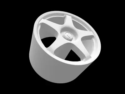 Mclaren F1 LM scalable and printable rims 3D print model
