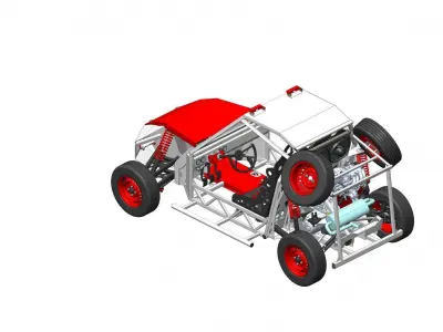 WG 3002 - STL Buggie  3D model