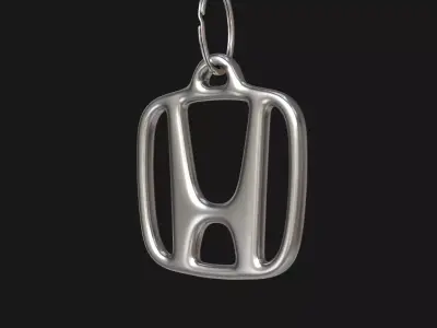 Honda keychain 01 3D print model
