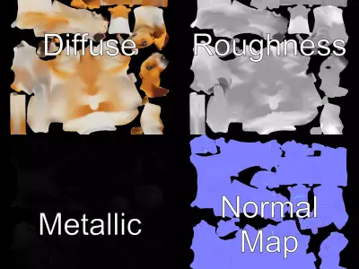 Jack Russell Terrier model pack Low-poly 3D model