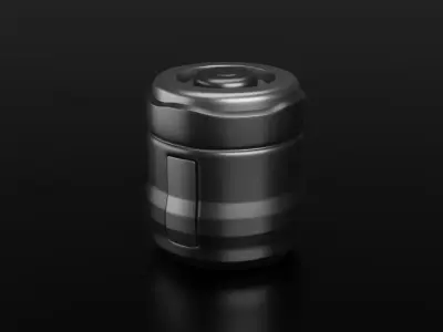 sci fi barrel Free 3D model purchase