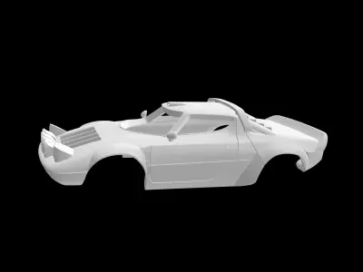Lancia Stratos Rally 3D print model