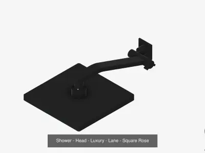 Luxury Plumbing Bathroom Fixtures Collection 3D Model Pack