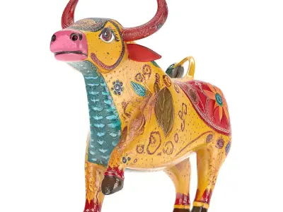 alebrije bull 3D model