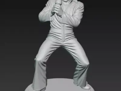 Elvis Presley 3D Model for Print 3D print model