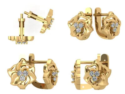 Earrings od92 3D print model
