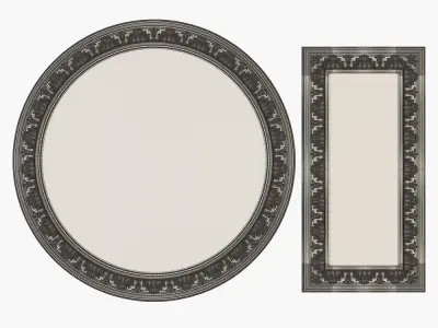 Mirror set for cnc 3D model