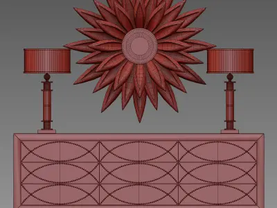 Gorgeous Design Unique Wall Mirrors 3D model