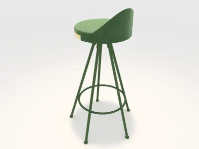 Bar Stool 4 3D model