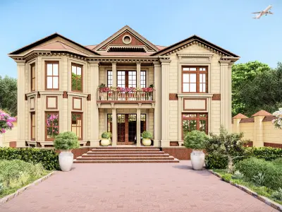 Classic house 3D model buy