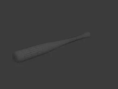 Baseball bat Low-poly 3D model