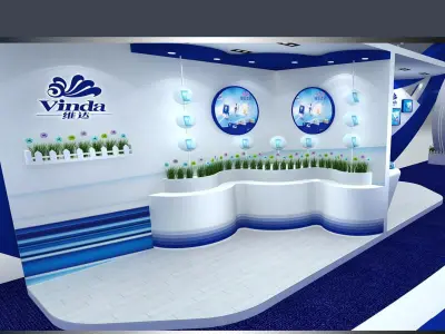 Exhibition - Area - 21X9 3DMAX2009-44012 3D model