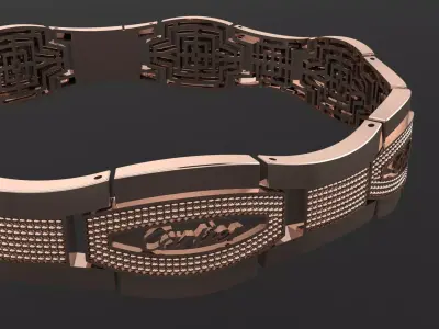 BRACELET CARTIER 3D PRINTING MODEL 3D print model