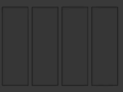 3D Printed Canvas - Old City Low-poly 3D model