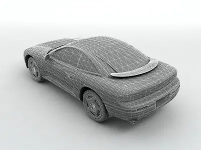 1995 Dodge Stealth Sports Car 3D model