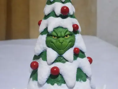 Grinch Arbol  3D print model