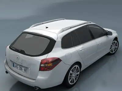 Renault Laguna kombi Low-poly 3D model